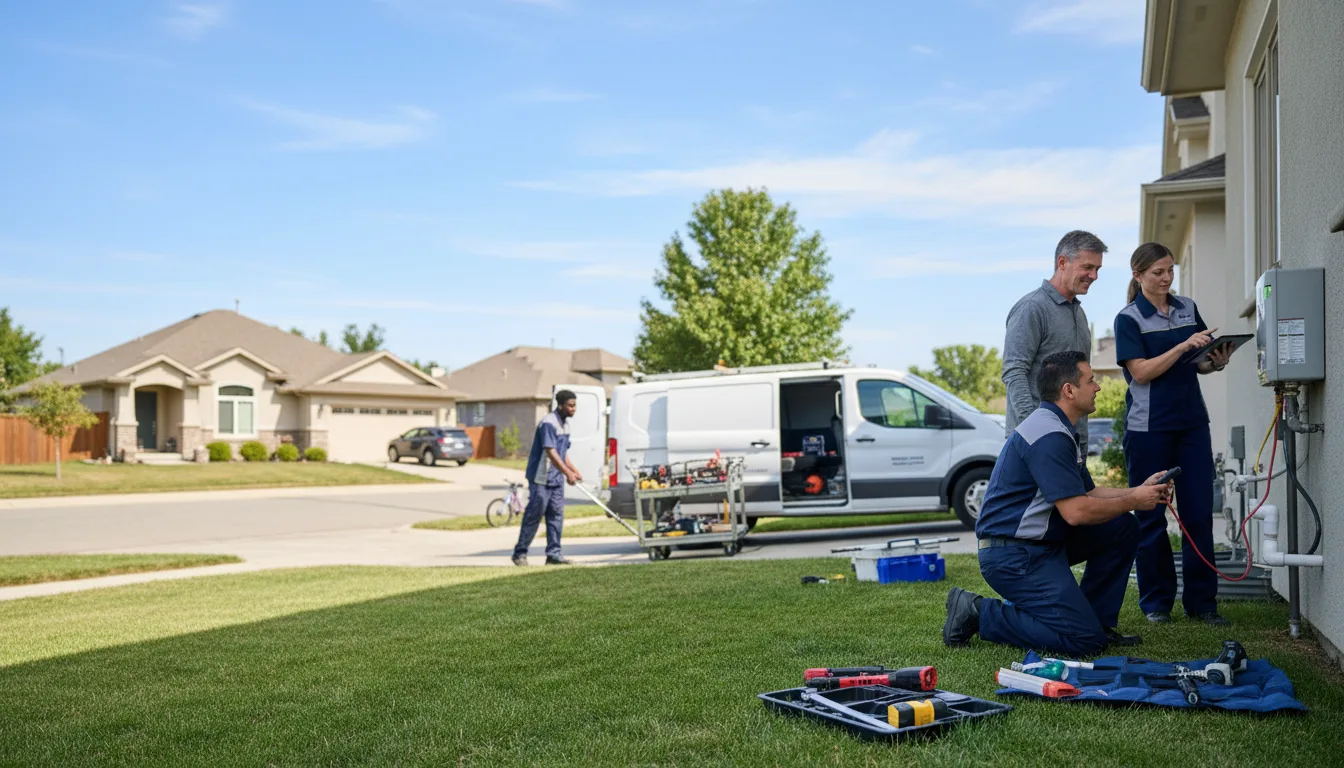 Tankless water heater service in Medina, OH